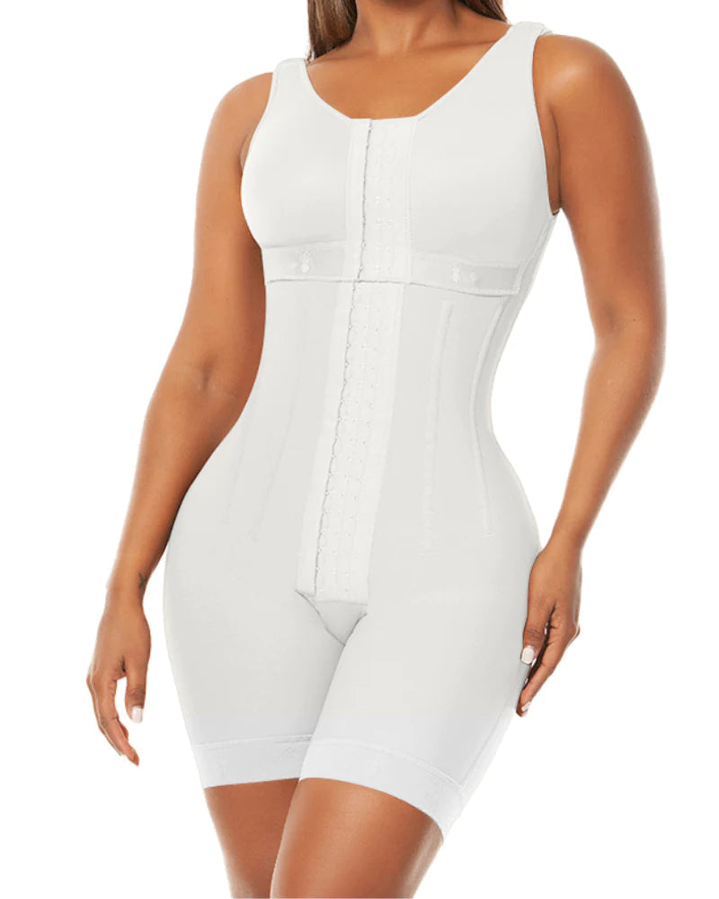 Melody Zip Front Contour Shapewear Bodysuit