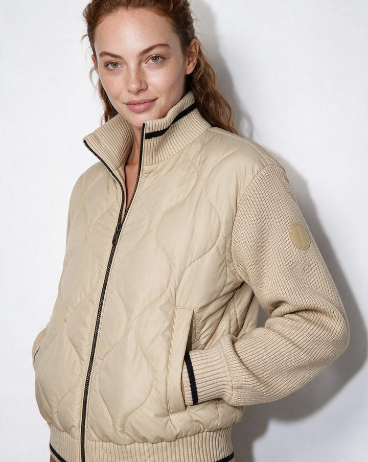 Isela Quilted Sleeve Jacket