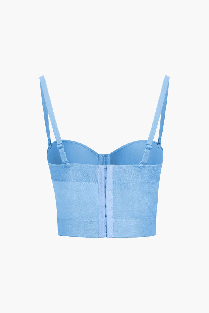 Everly Structured Bustier Crop Top