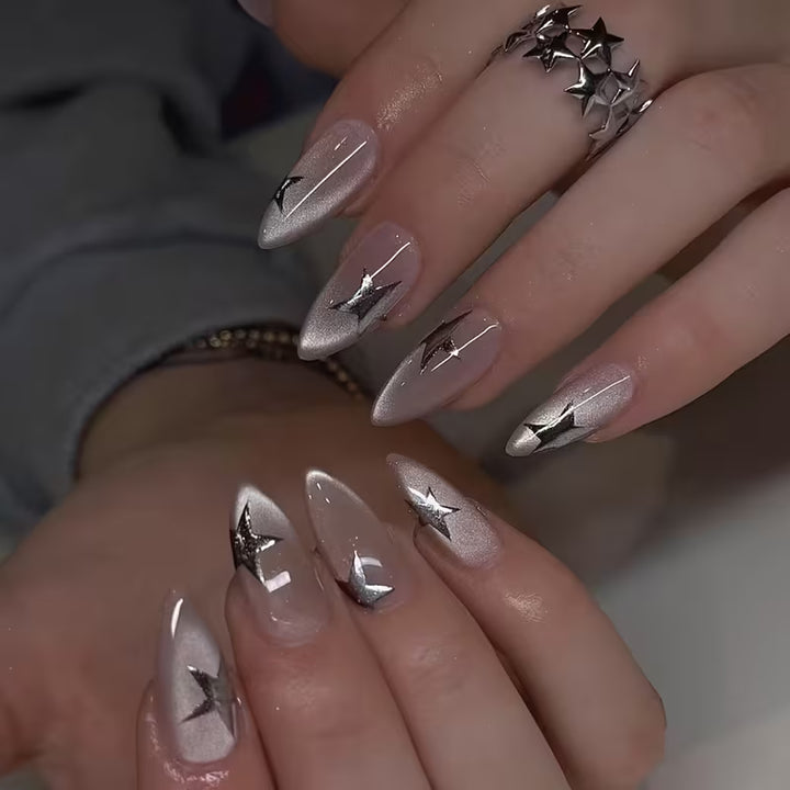 Celestial Cat Eye Press-On Nails
