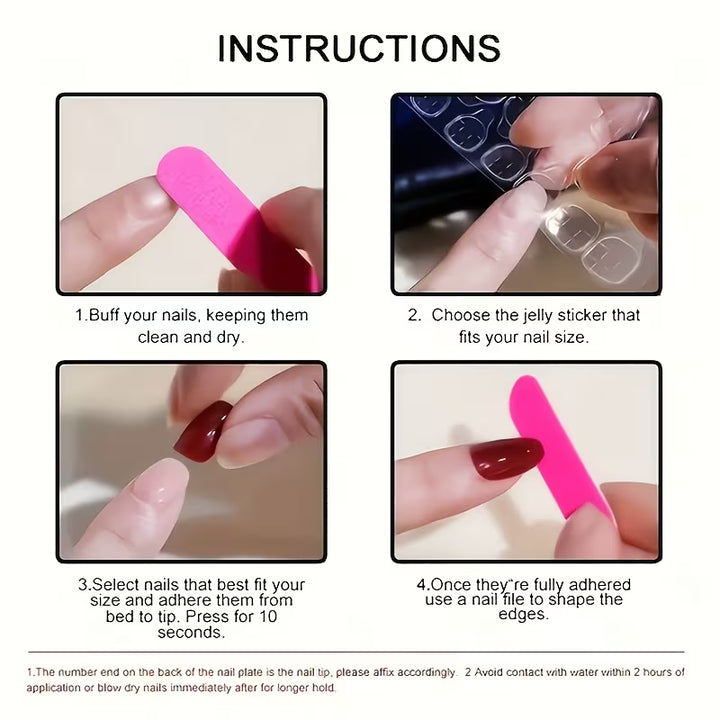 Pink Petal Bloom Press-On Nails
