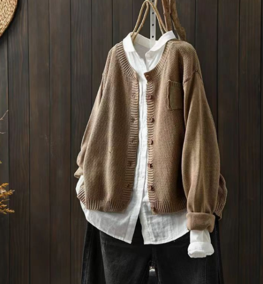Linette Cable Bomber Cardigan