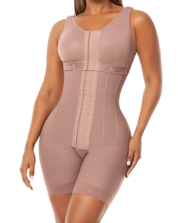Melody Zip Front Contour Shapewear Bodysuit
