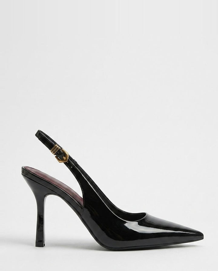 Ivy Pointed Toe Slingback Heels