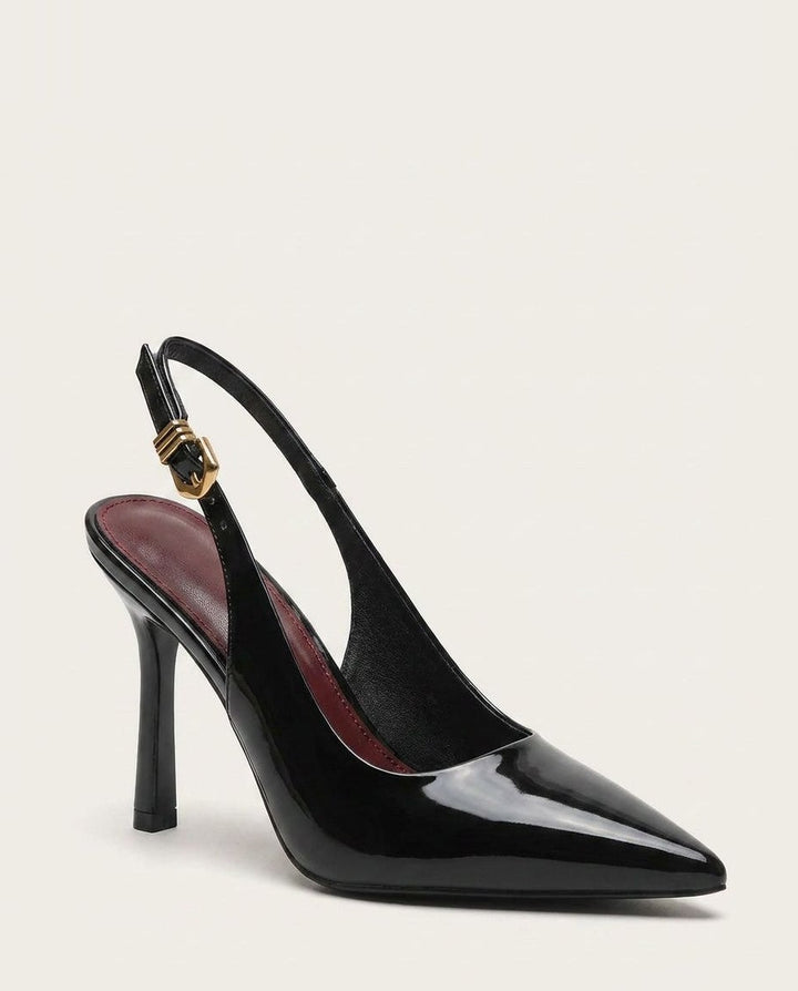 Ivy Pointed Toe Slingback Heels