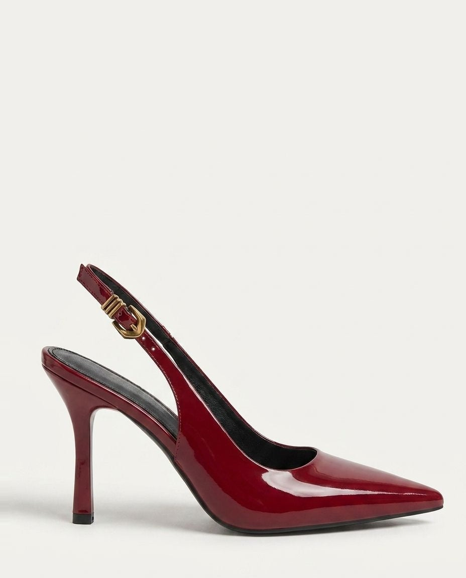 Ivy Pointed Toe Slingback Heels