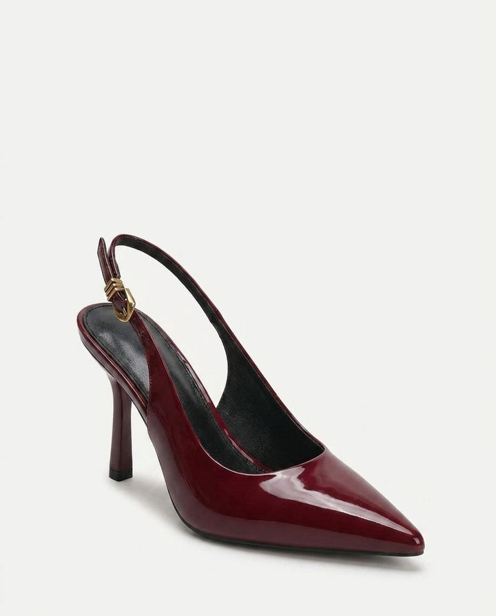 Ivy Pointed Toe Slingback Heels