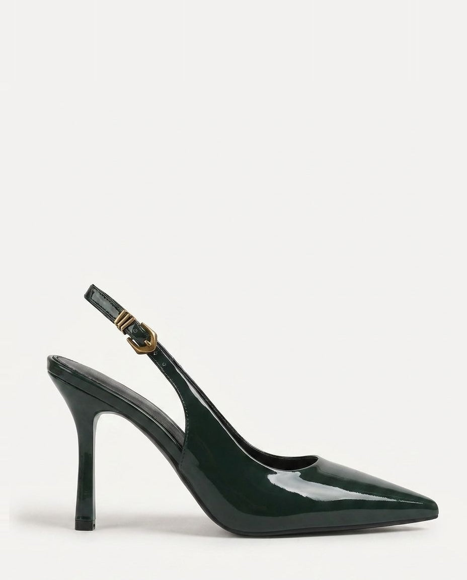 Ivy Pointed Toe Slingback Heels
