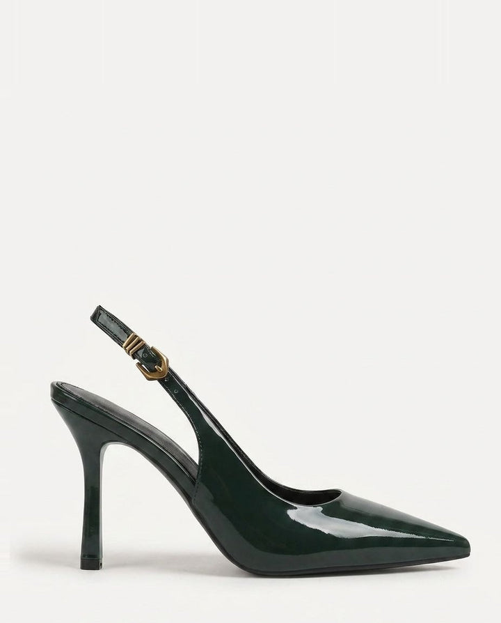 Ivy Pointed Toe Slingback Heels