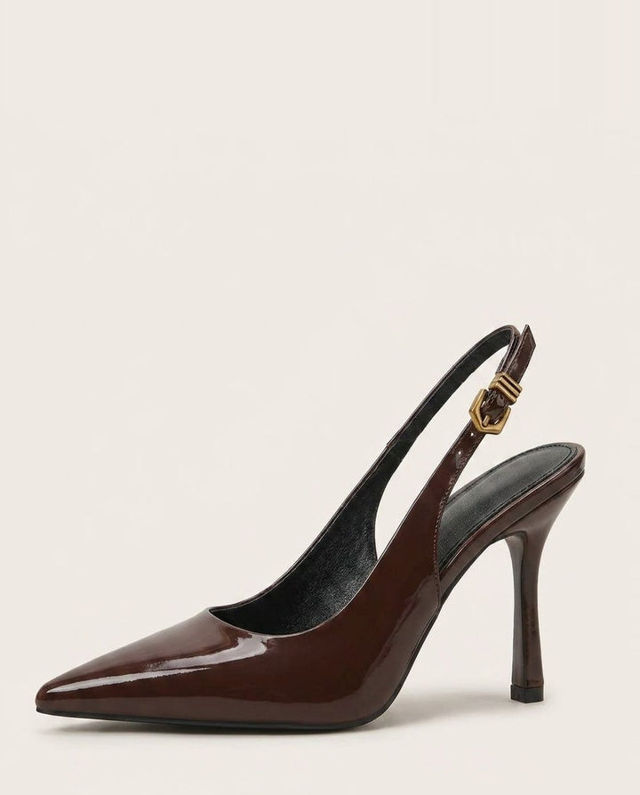Ivy Pointed Toe Slingback Heels
