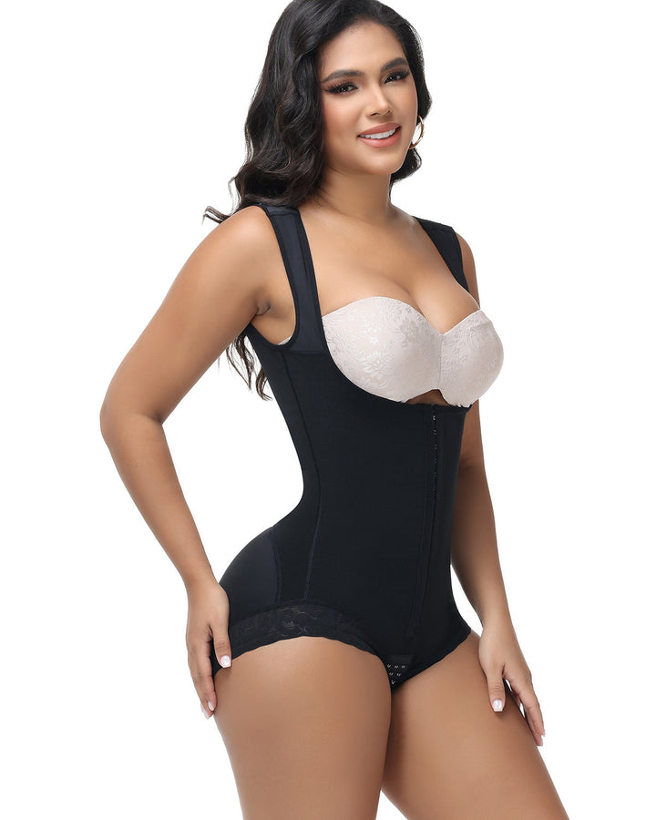 Peaches Open-Bust Contour Shapewear Bodysuit