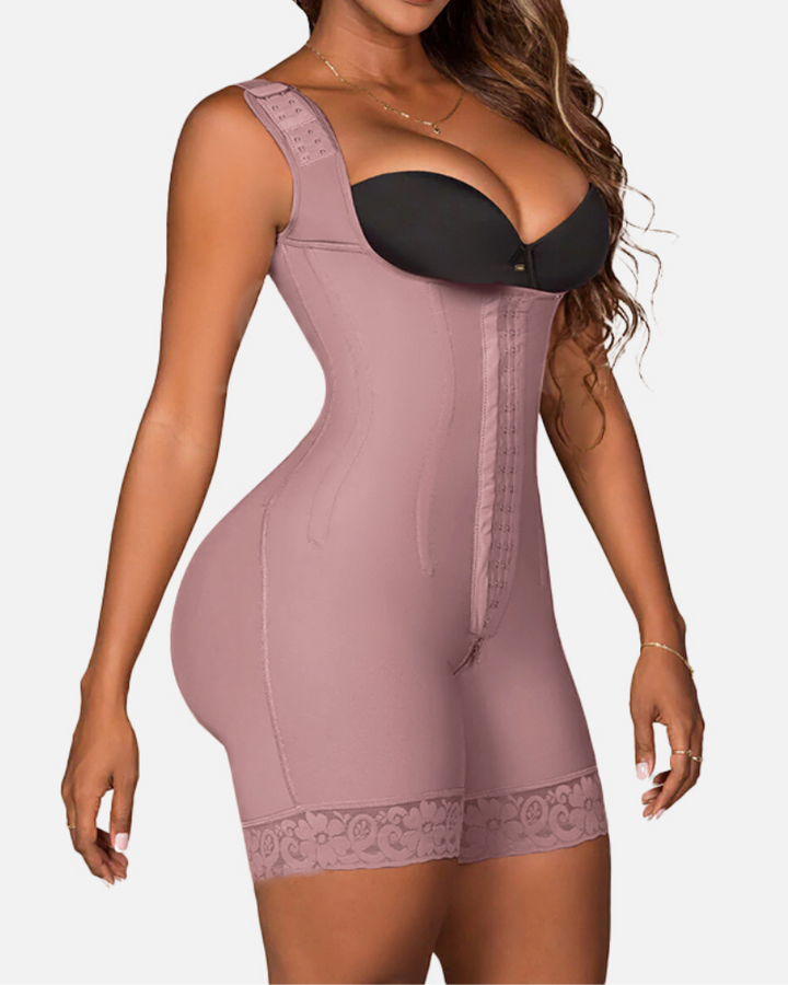 Teagan Open-Bust Contour Shapewear Bodysuit