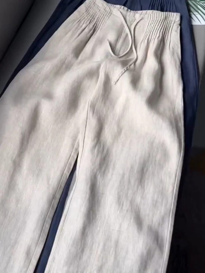 Annabelle Drawstring Wide Leg Pants