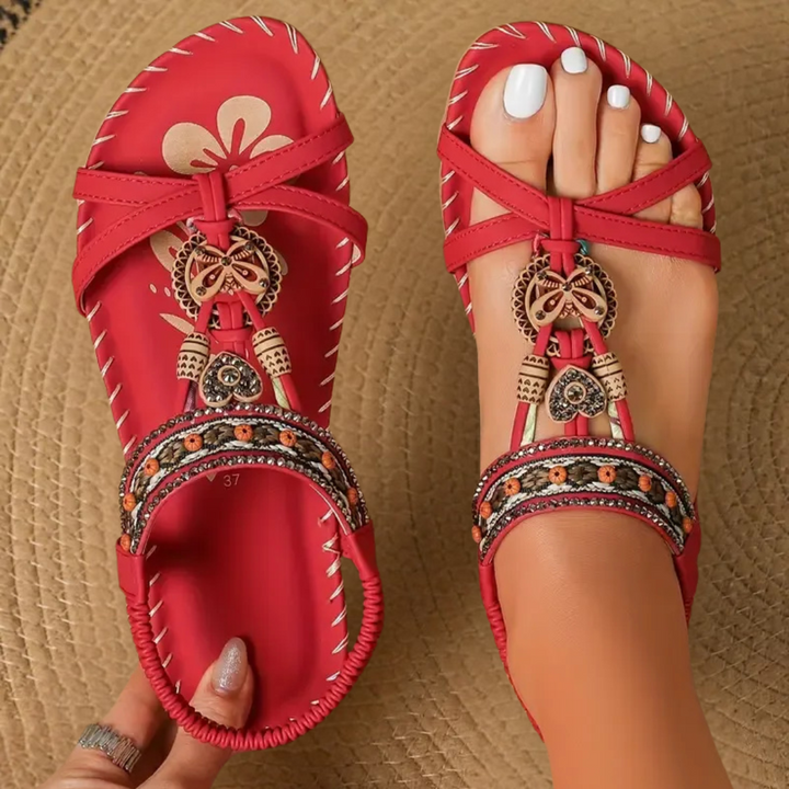 Tara Desert Jewel Gladiator Sandals