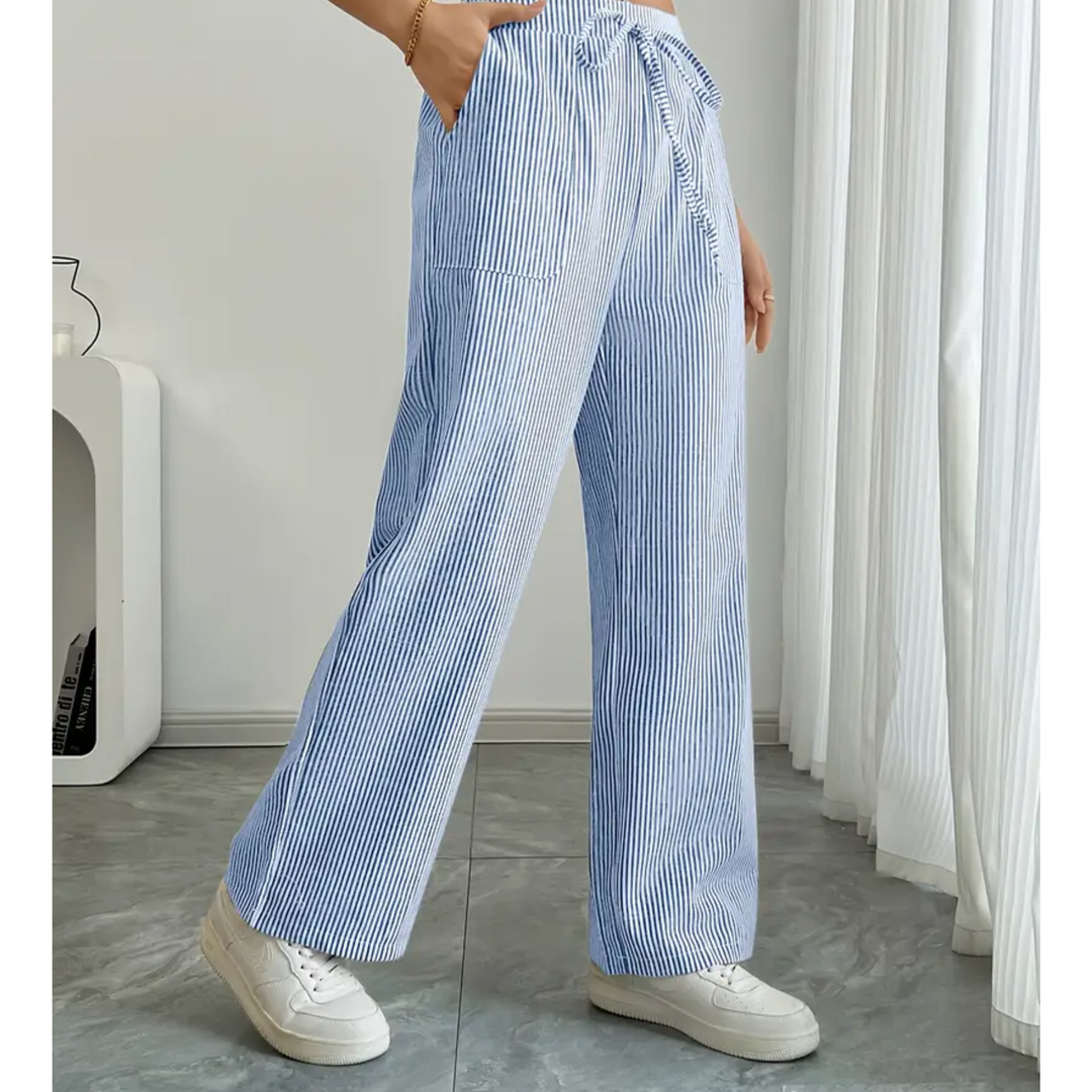 Amber Striped Wide Leg Pants