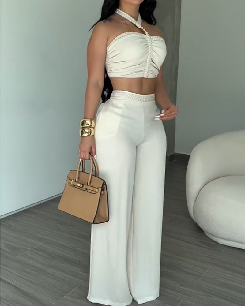 Gloria Two-Piece Wide Leg Set