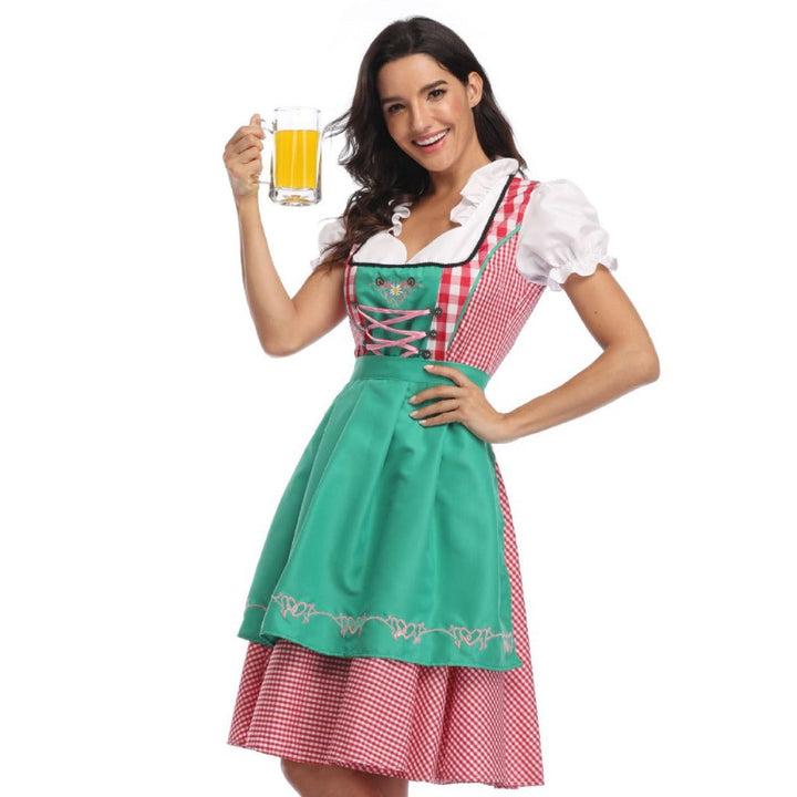 Dagmar Gingham Oktoberfest Dirndl Dress