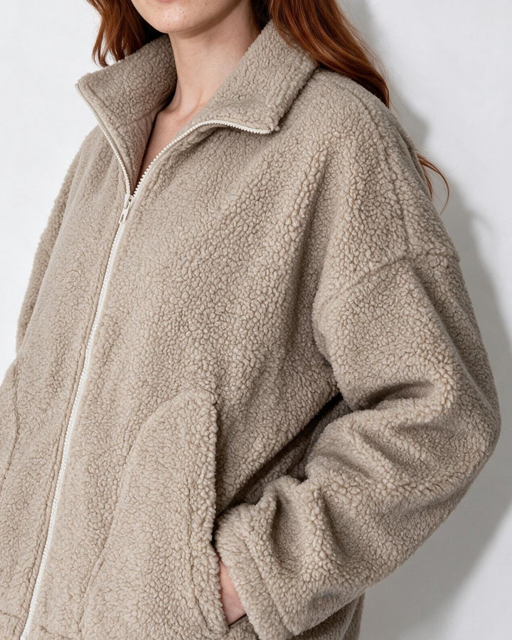 Everly High Neck Zip Jacket