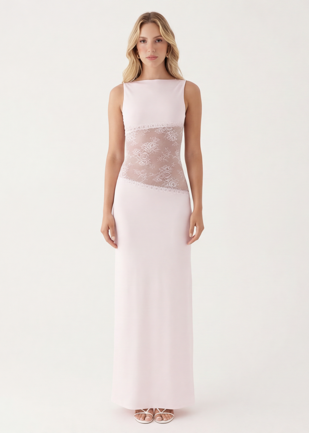 Lyric Lace Panel Maxi Dress