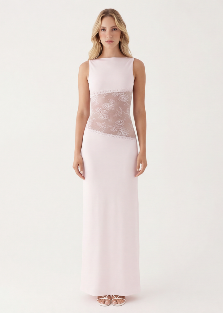 Lyric Lace Panel Maxi Dress