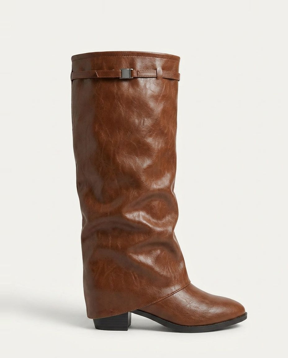 Gwen Slouch Knee High Boots