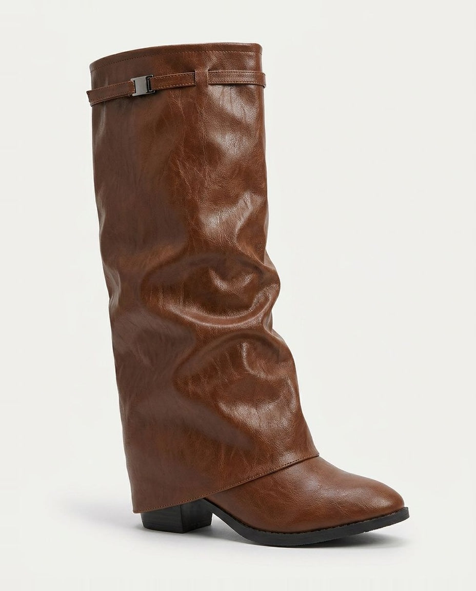 Gwen Slouch Knee High Boots