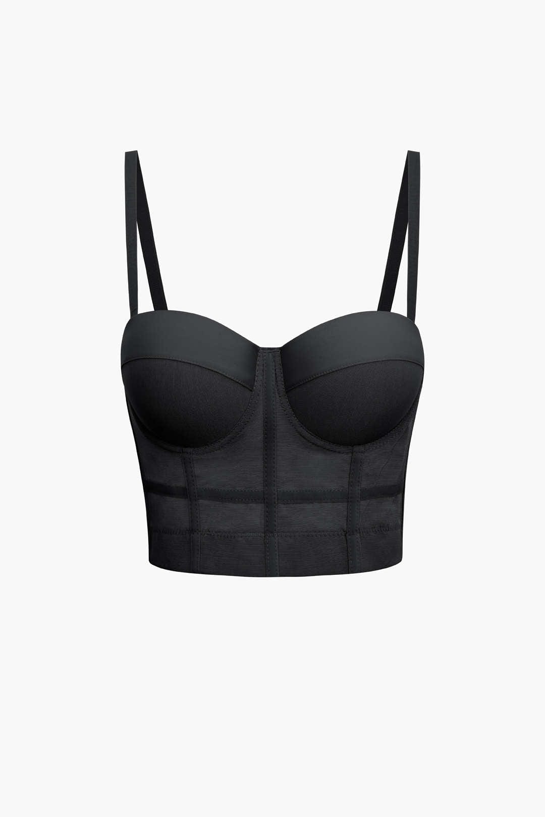 Everly Structured Bustier Crop Top