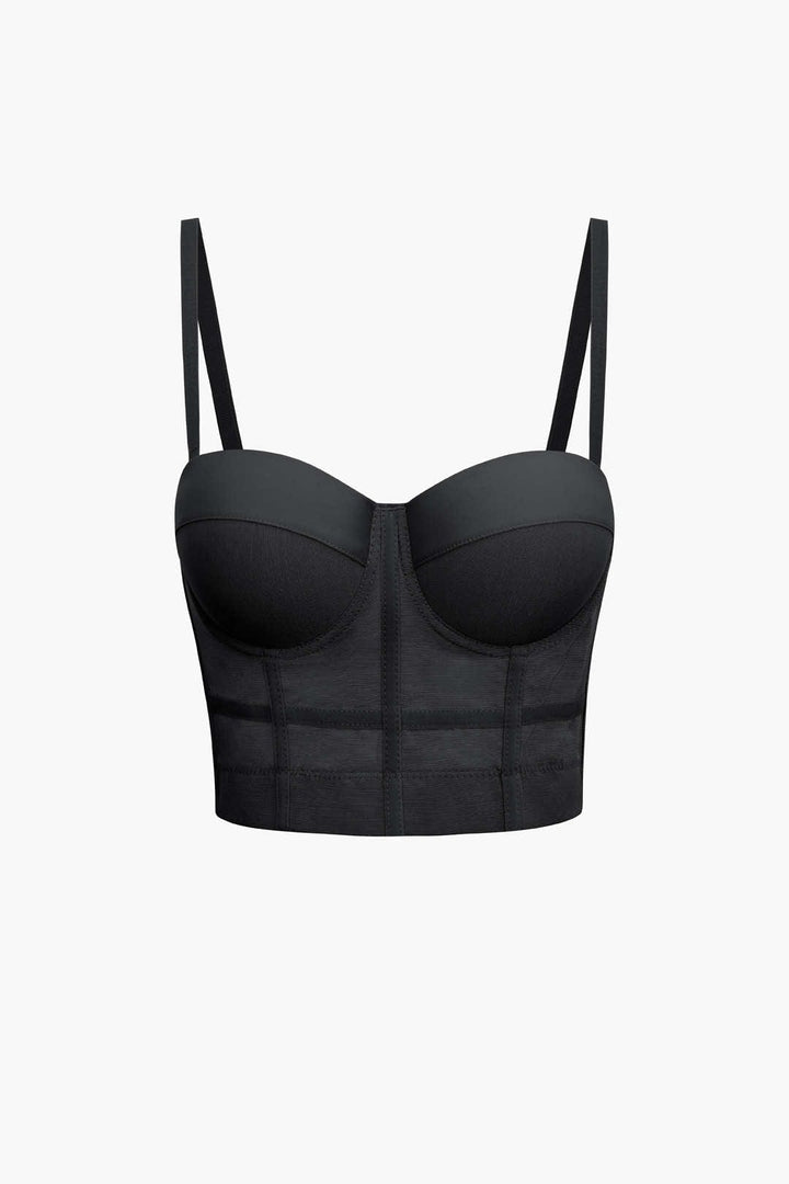 Everly Structured Bustier Crop Top