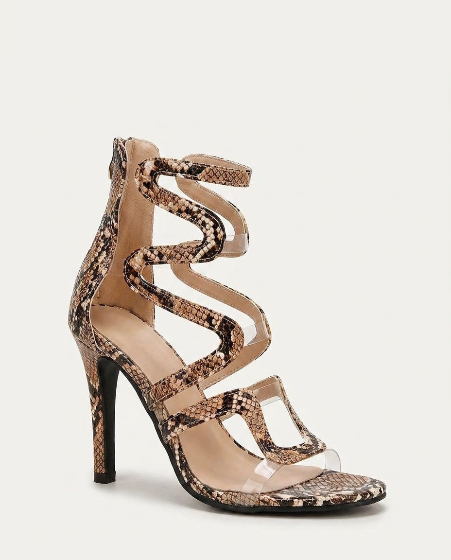 Eda Strappy Stiletto Sandals