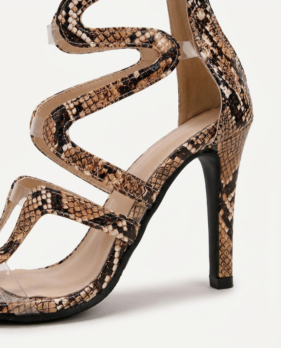 Eda Strappy Stiletto Sandals