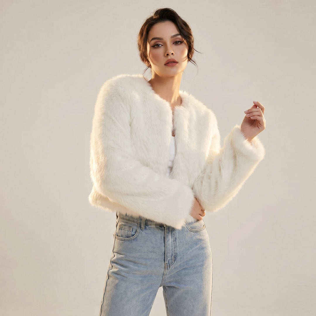Bexlee Plush Cropped Jacket