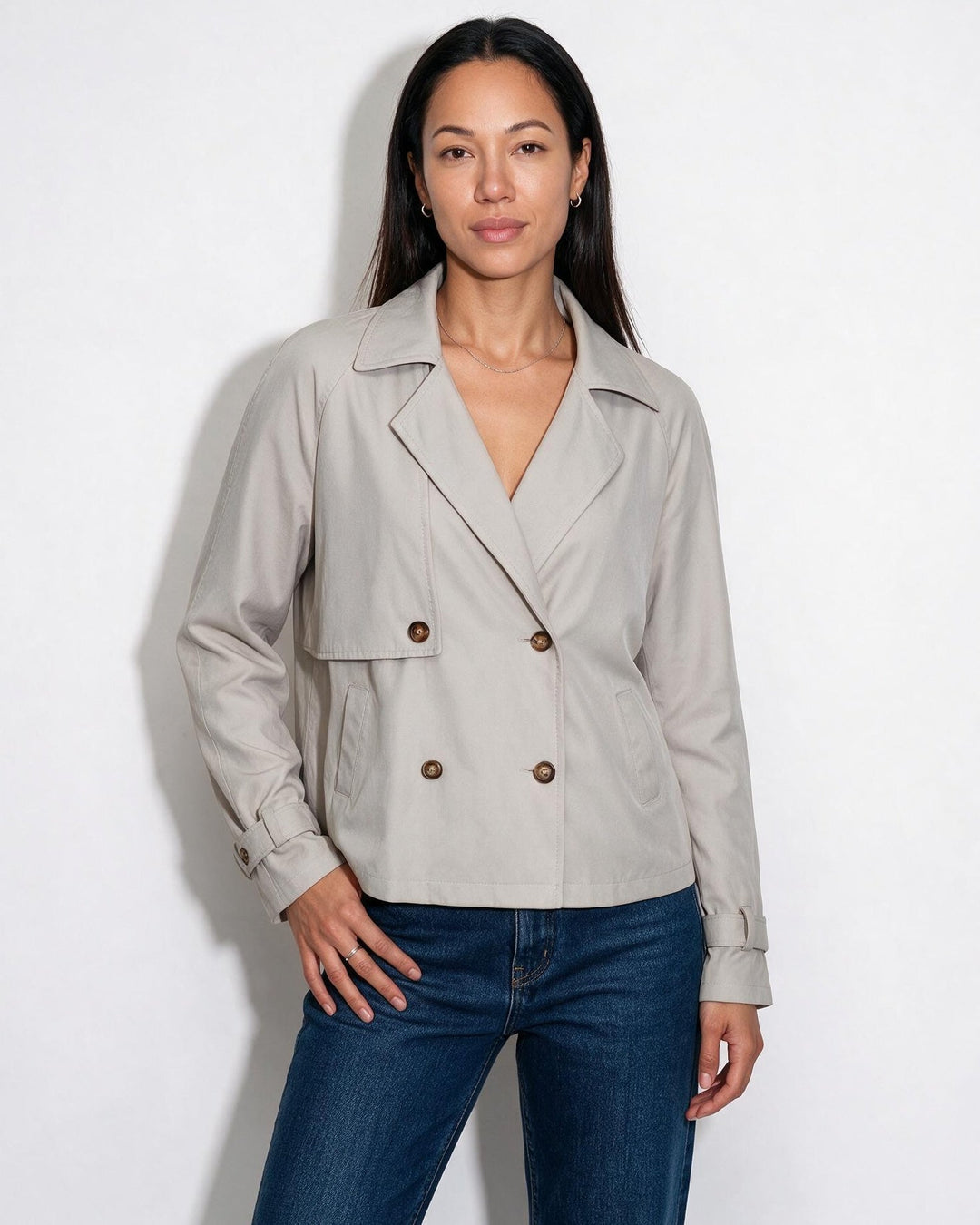 Adalyn Double-Breasted Tailored Blazer