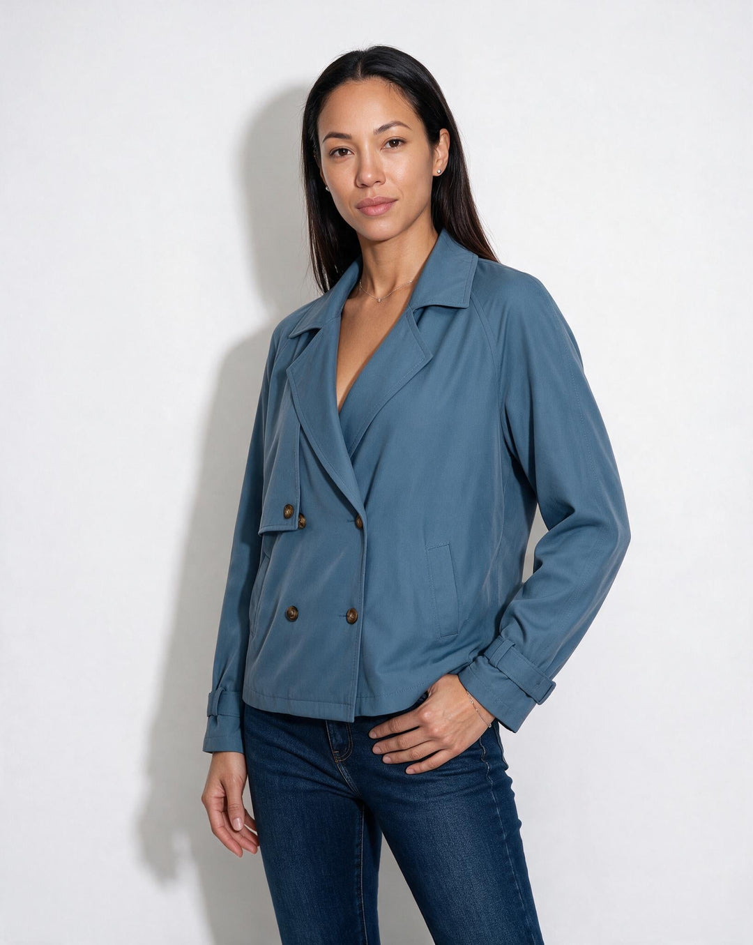 Adalyn Double-Breasted Tailored Blazer