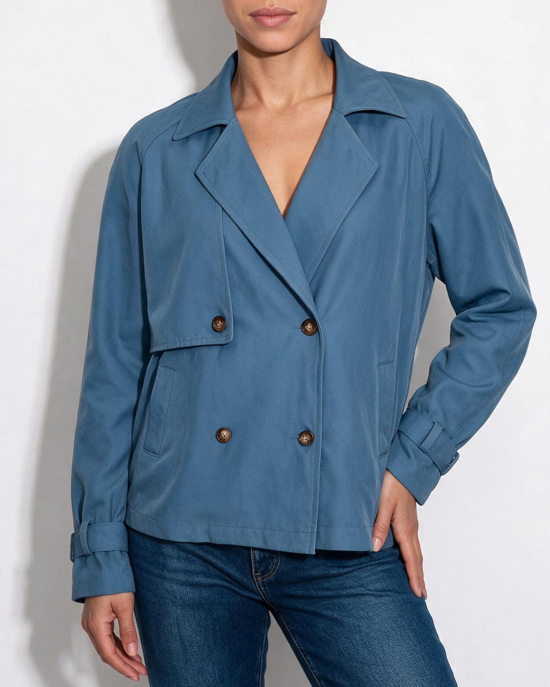 Adalyn Double-Breasted Tailored Blazer