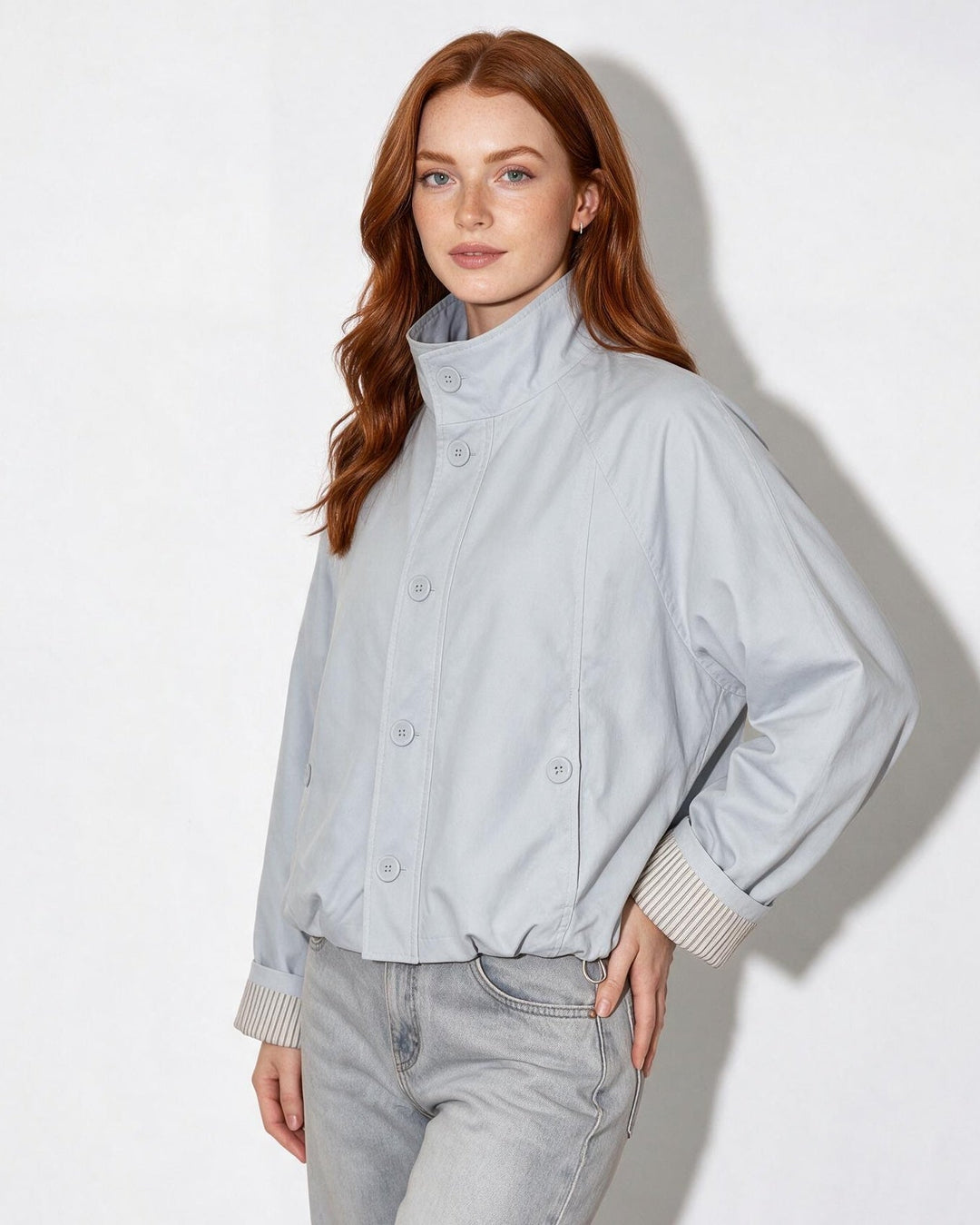 Jayla Button Front Casual Jacket
