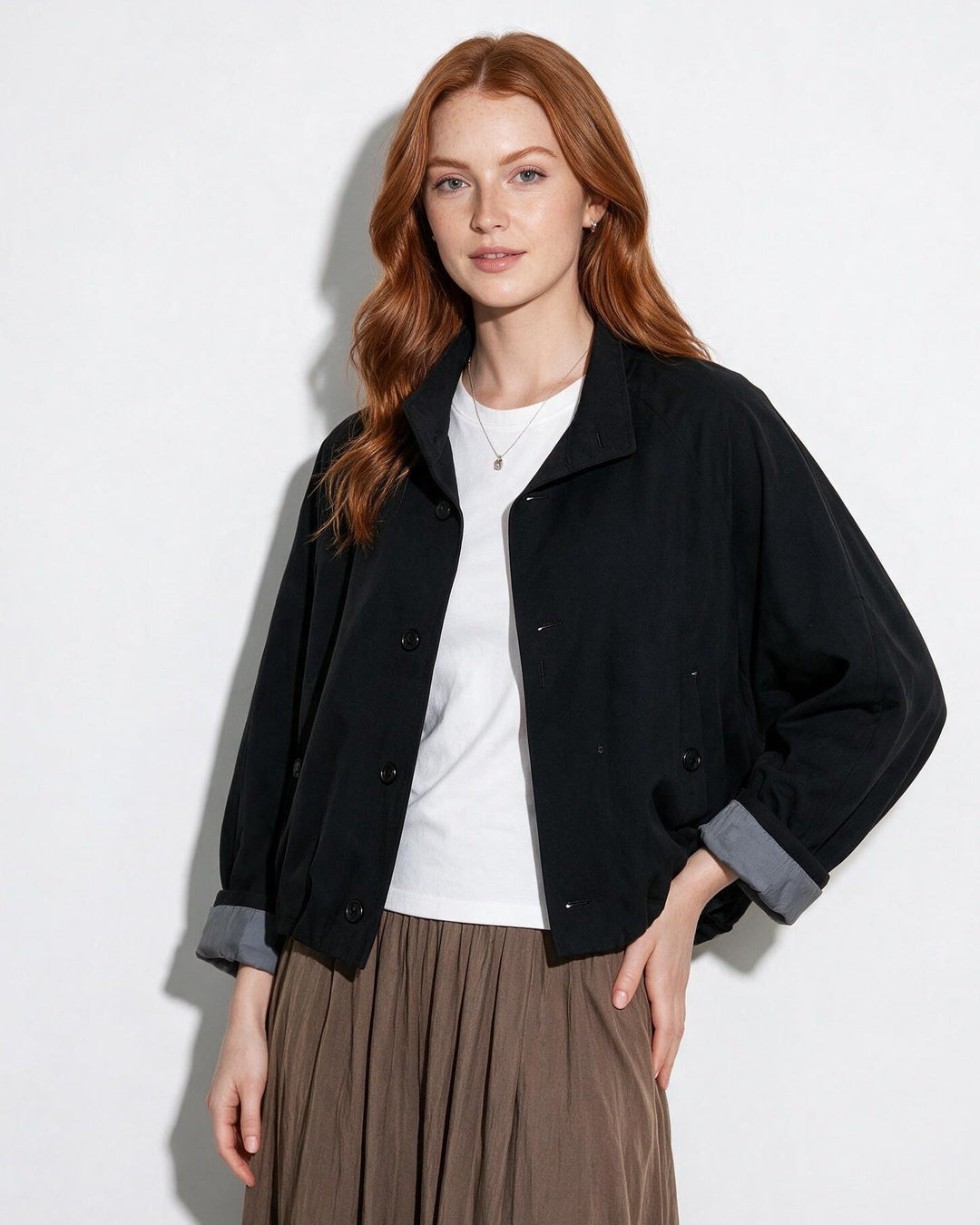 Jayla Button Front Casual Jacket