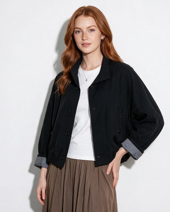 Jayla Button Front Casual Jacket
