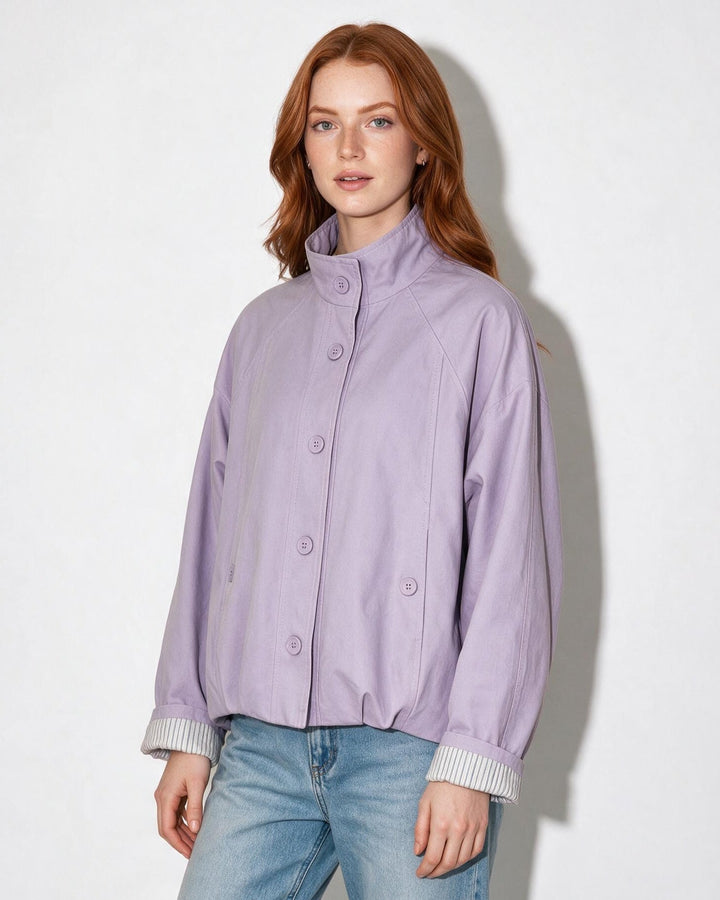 Jayla Button Front Casual Jacket