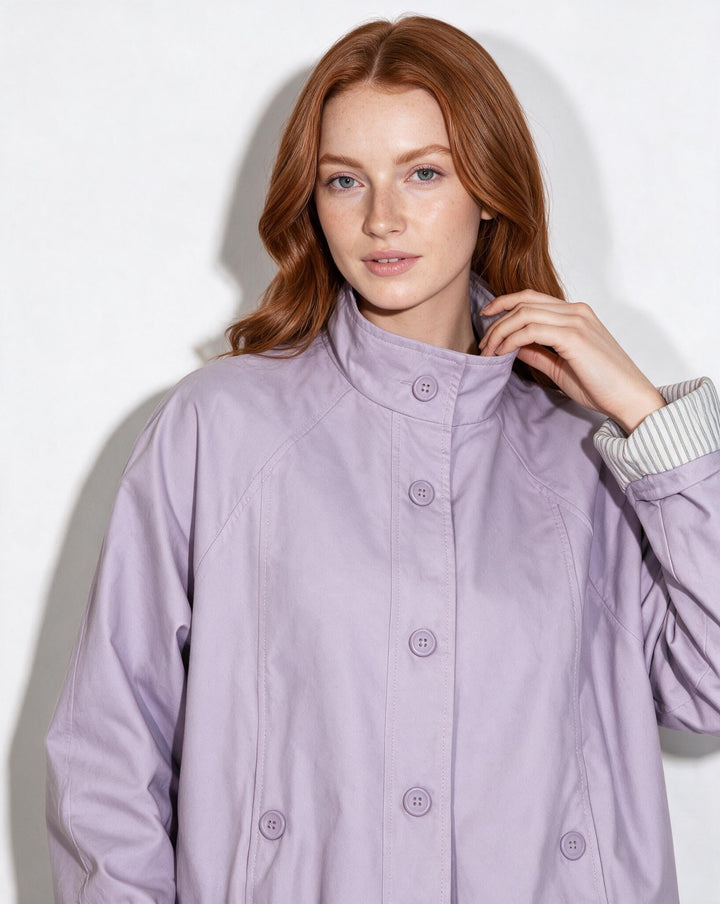 Jayla Button Front Casual Jacket