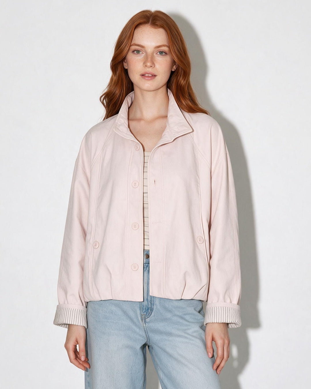 Jayla Button Front Casual Jacket