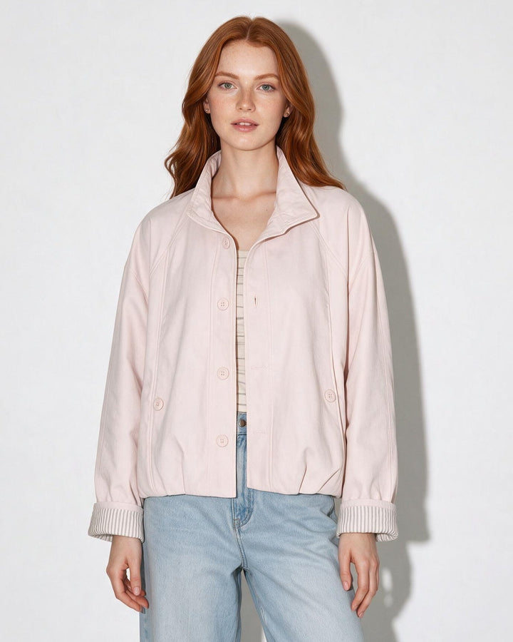 Jayla Button Front Casual Jacket