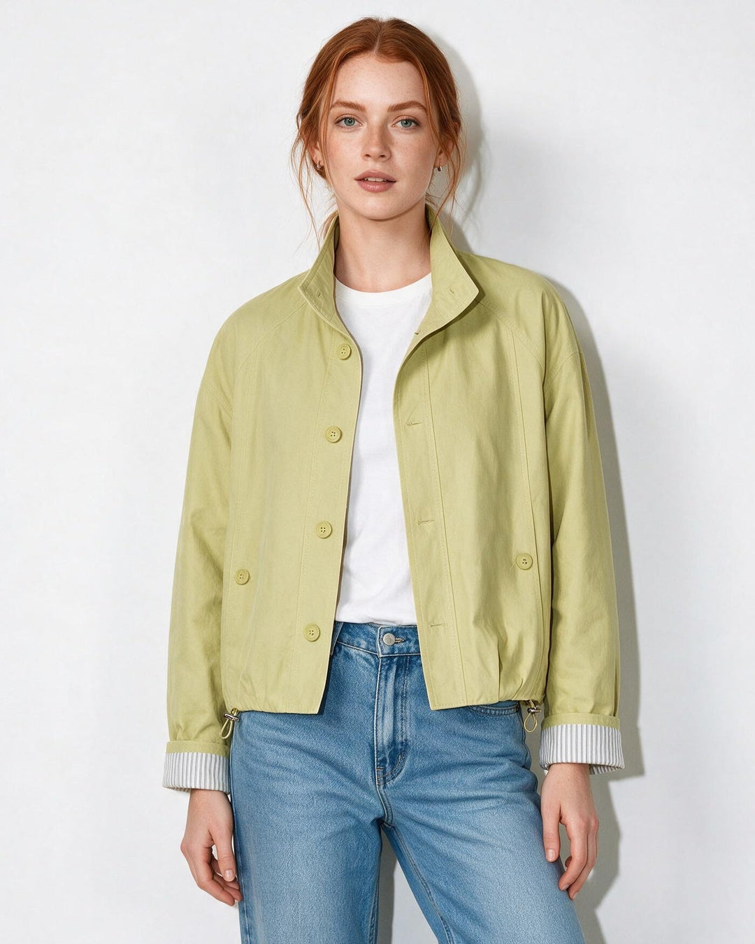 Jayla Button Front Casual Jacket