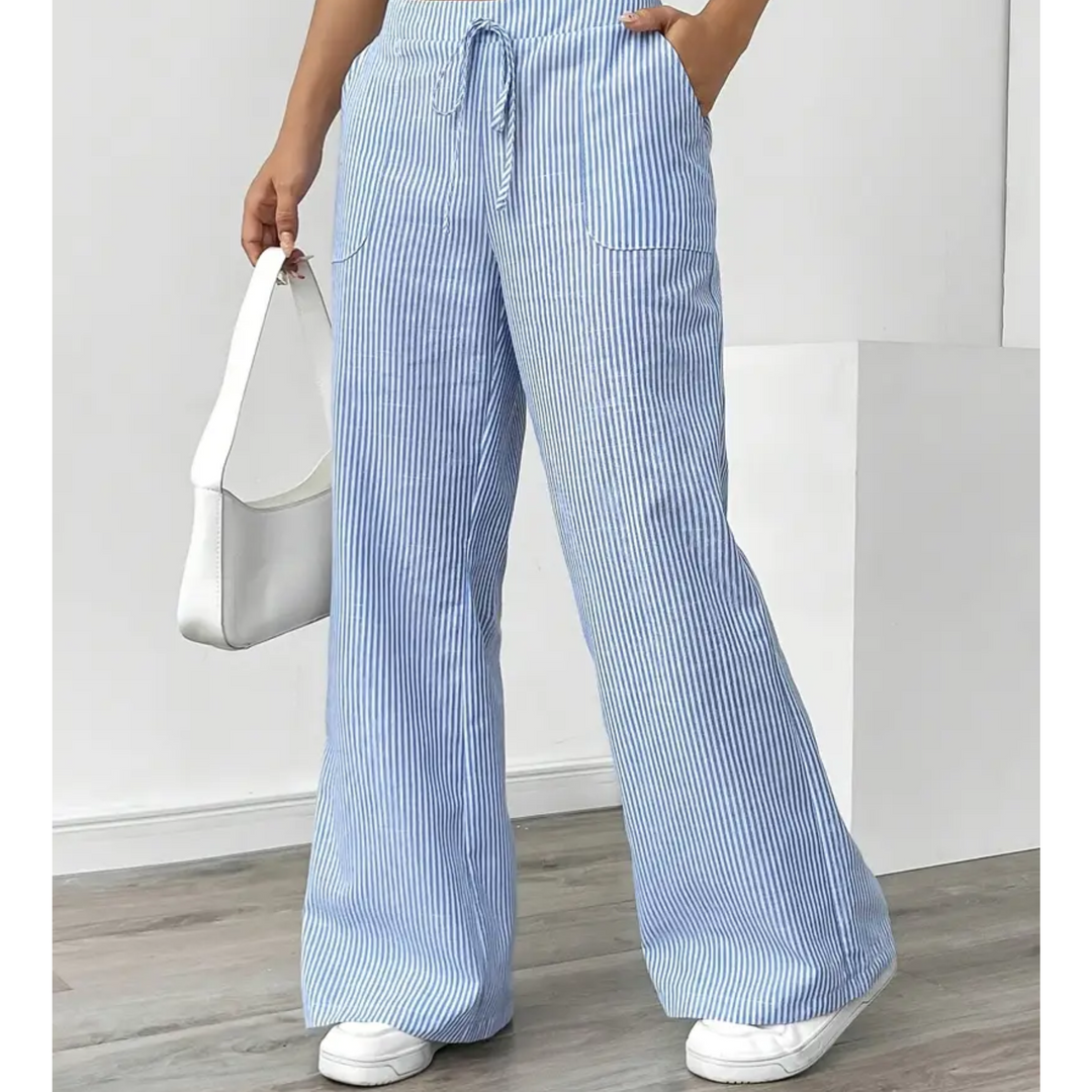 Amber Striped Wide Leg Pants
