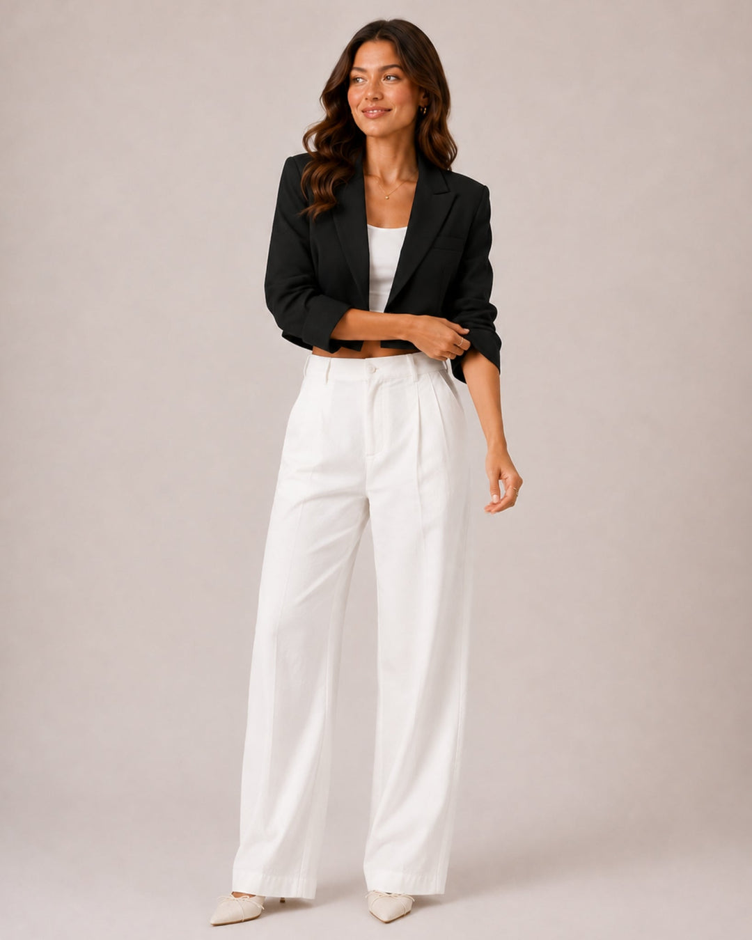Pilar Refined Cropped Blazer