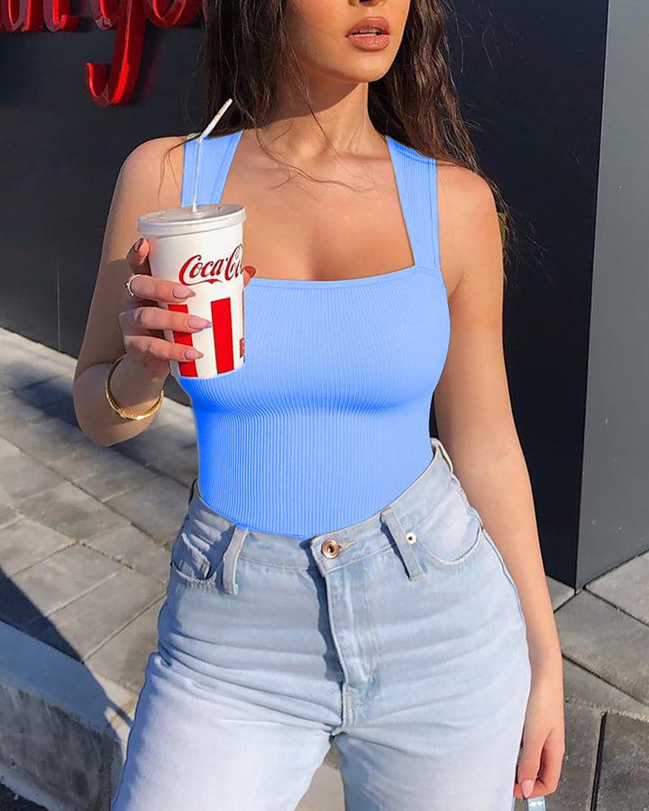 Hana Square Neck Bodysuit