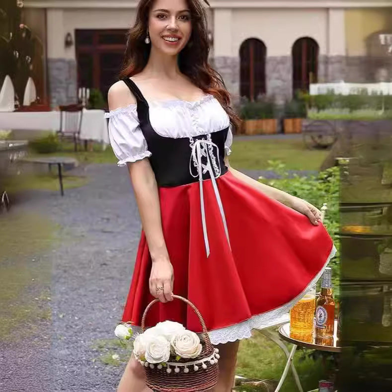 Daria Off-Shoulder Oktoberfest Dirndl Dress