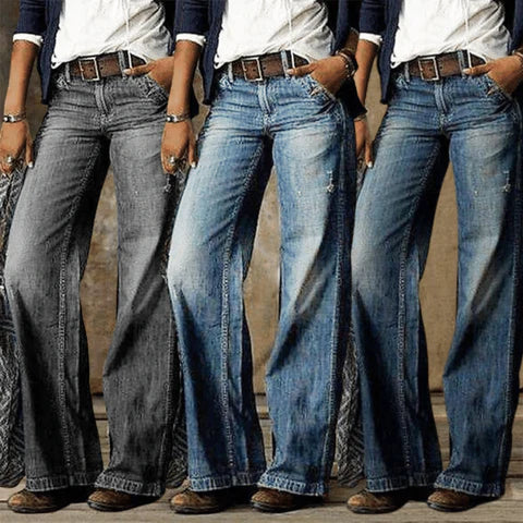 River Wide Leg Denim Jeans