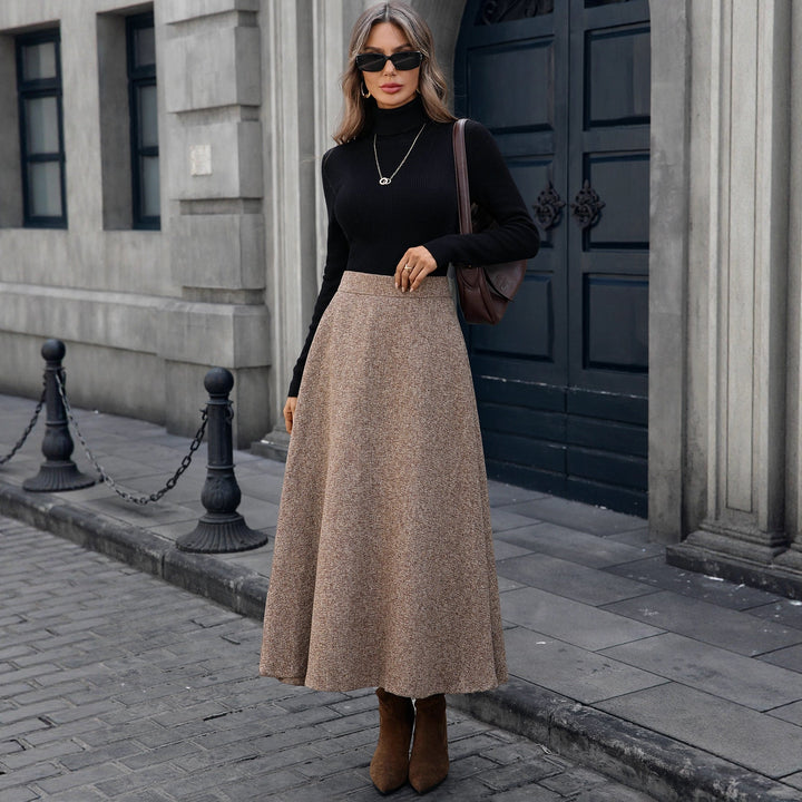 Ablea A-Line Knit Maxi Skirt