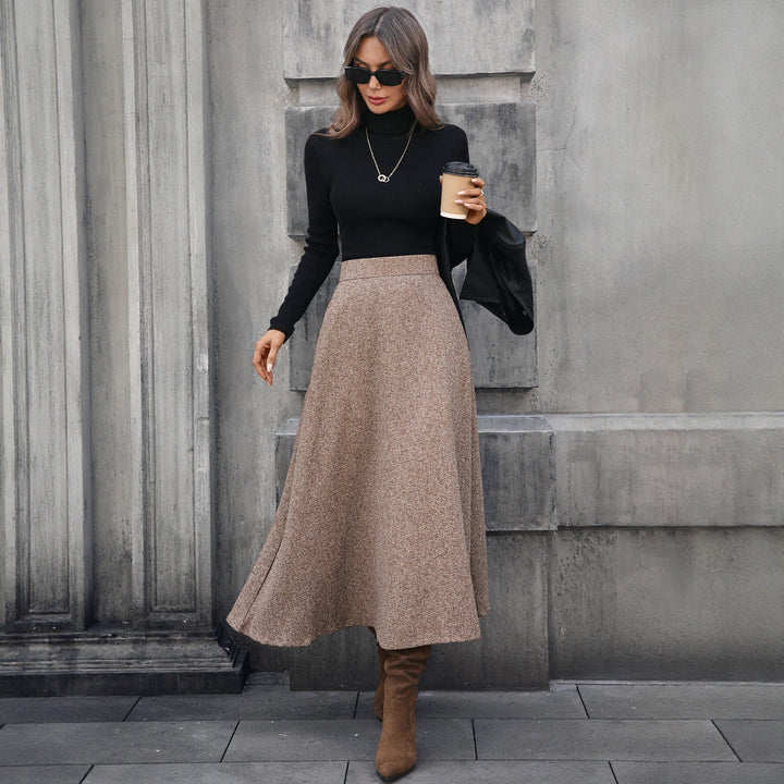 Ablea A-Line Knit Maxi Skirt