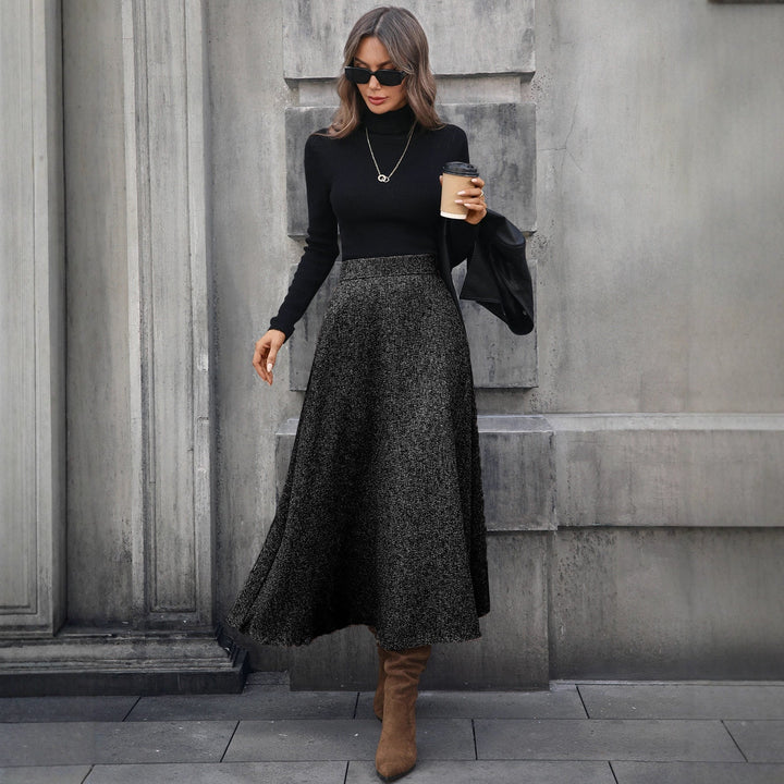 Ablea A-Line Knit Maxi Skirt